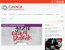 Tablet Screenshot of cjn-ngk.org